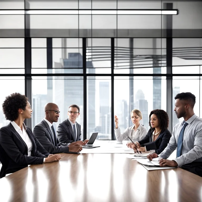 講義を受けるビジネスリーダーの写真